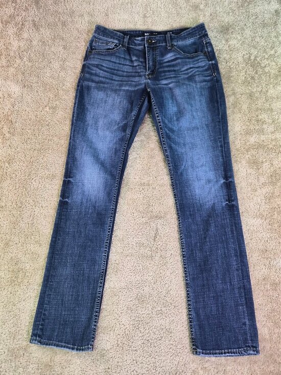 BKE Other - BKE Mason Jeans Mens Size 34x36 Blue Denim Taper Stretch Buckle Western F774